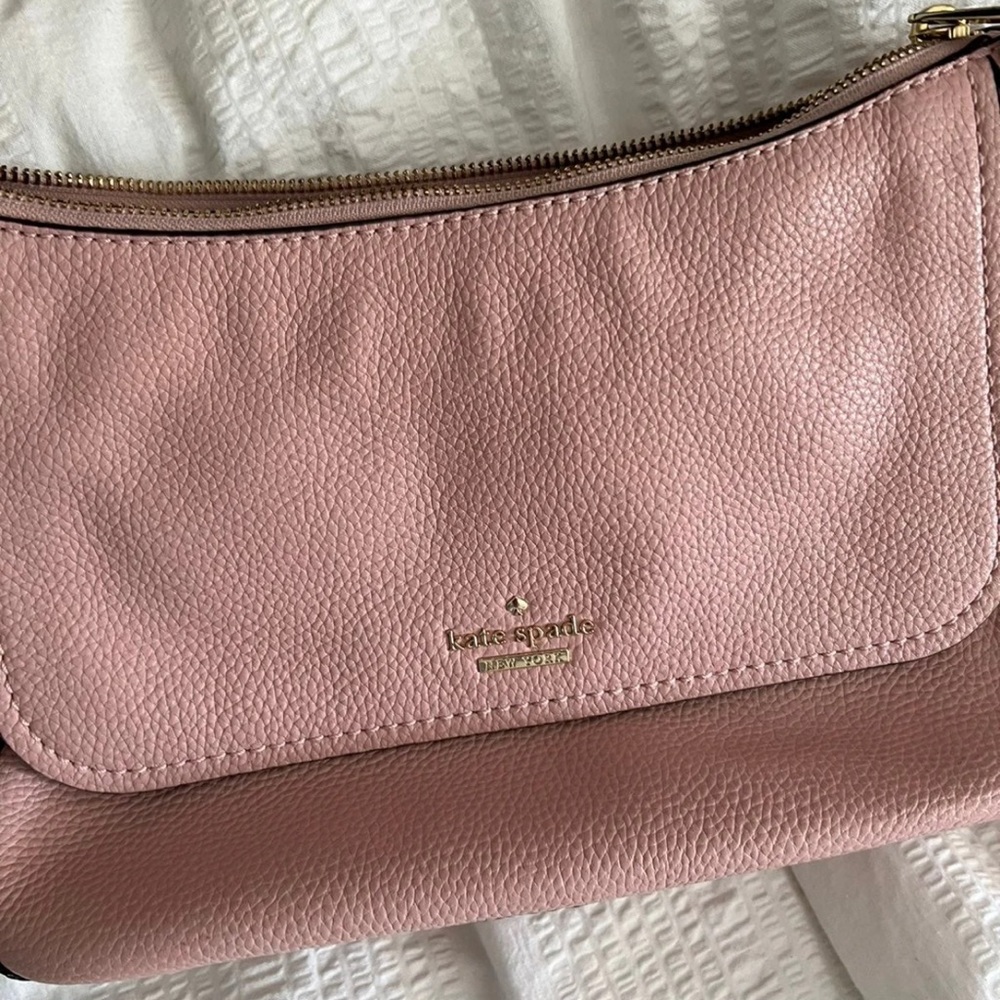 Kate Spade Jackson Street Colette Pebbled Leather Top Zip Shoulder Bag